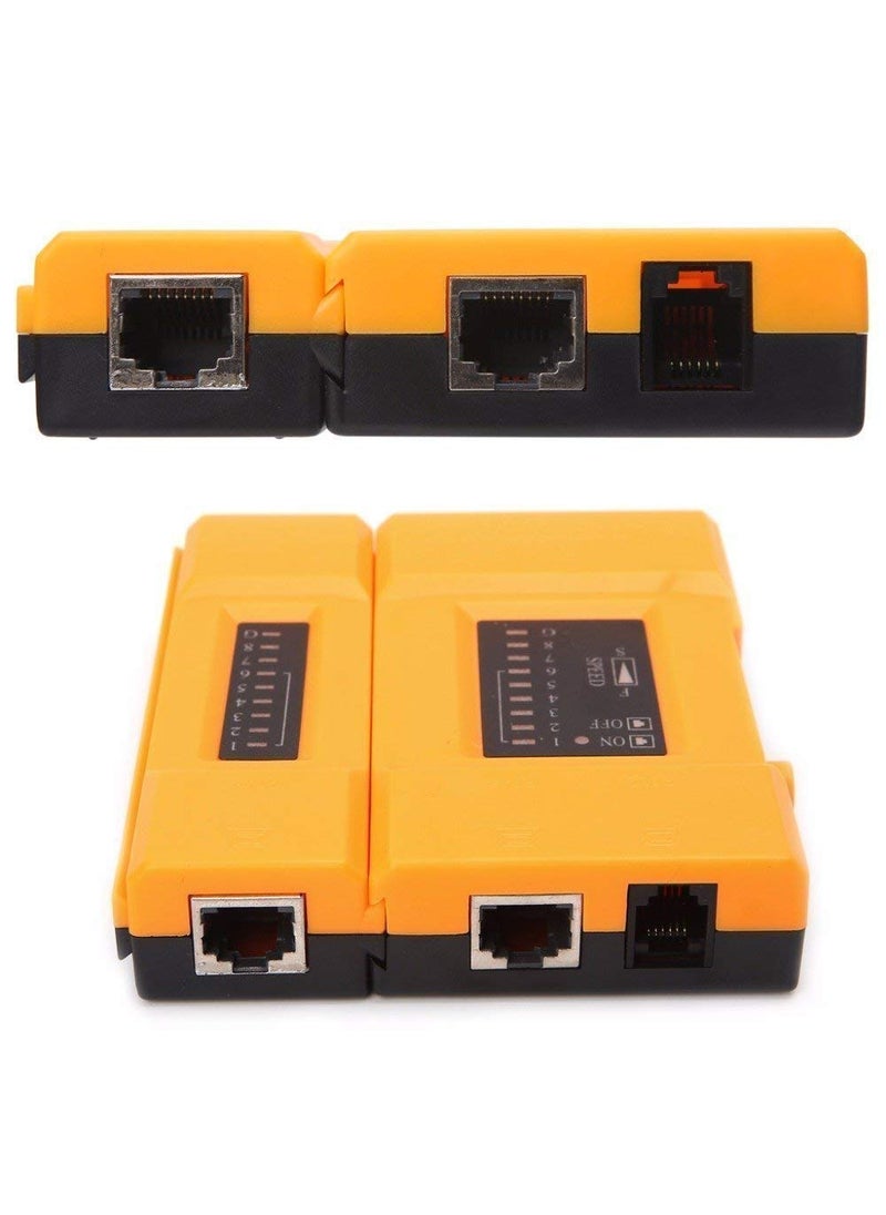 Tobo Tobo RJ45 and RJ11 RJ12 Network Cable Tester LAN Cable Tester MultiFunctional LED Networking Tool Tester RJ45 RJ11 RJ12 Data Cable Twisted Pair Connections CAT5CAT6CAT7 UTP LAN Wire Test Tool TD288TC  - Image 4