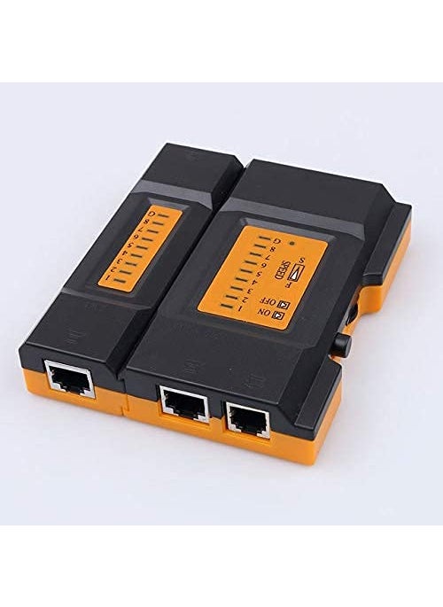 Tobo Tobo RJ45 and RJ11 RJ12 Network Cable Tester LAN Cable Tester MultiFunctional LED Networking Tool Tester RJ45 RJ11 RJ12 Data Cable Twisted Pair Connections CAT5CAT6CAT7 UTP LAN Wire Test Tool TD288TC  - Image 1