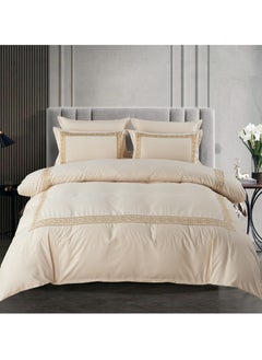 MMM HOME MMM HOME Embroidered 6pcs Super King/King/Single size High Cotton Hotel Master Quality Bedding Set Duvet Cover/Bedsheet/Pillow covers set  - Image 1
