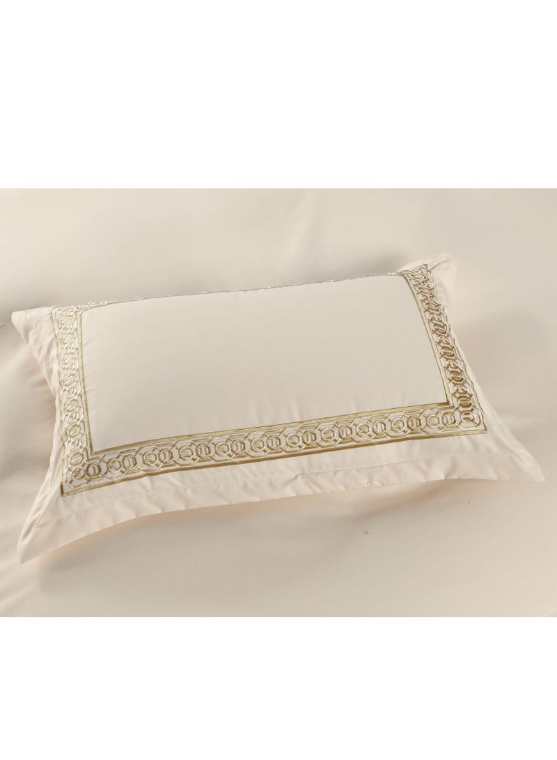 MMM HOME MMM HOME Embroidered 6pcs Super King/King/Single size High Cotton Hotel Master Quality Bedding Set Duvet Cover/Bedsheet/Pillow covers set  - Image 3