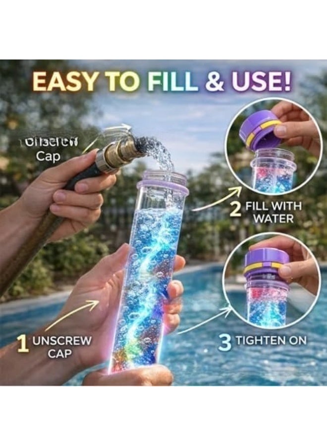 LED Rainbow Water Blaster Toy for Kids, Light-Up Water Spray Gun - Image 2