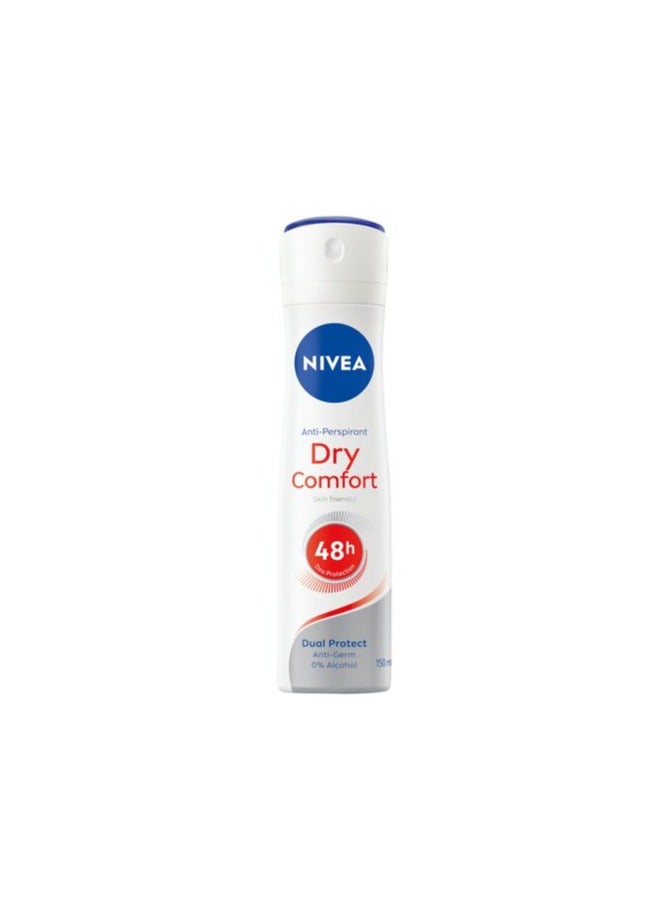 NIVEA Dry Comfort Deodorant Spray for Women – 150ml - Image 1