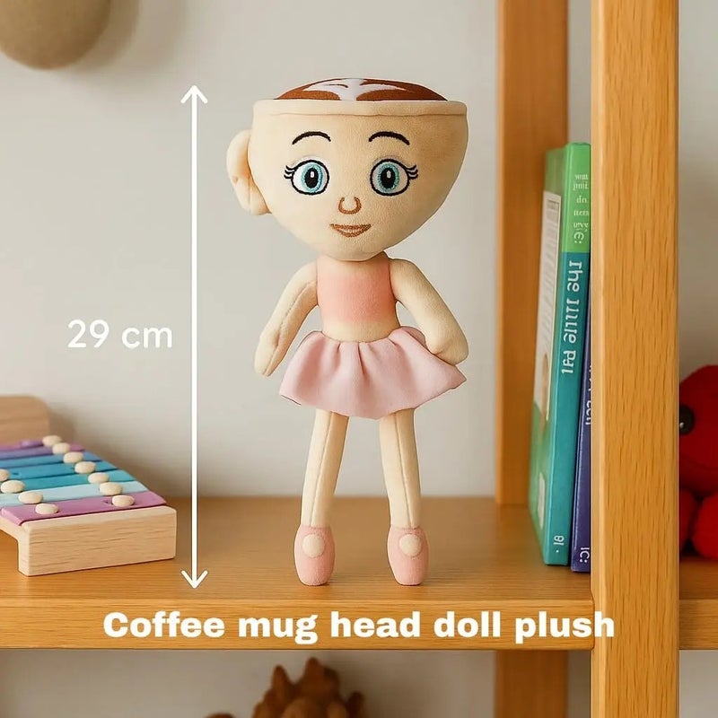 Y&D Pink Ballerina Cappuccina Brainrot  Plush Toys PP Cotton Collectible Soft Stuffed Animals Toy Plush Toy Doll - Image 4