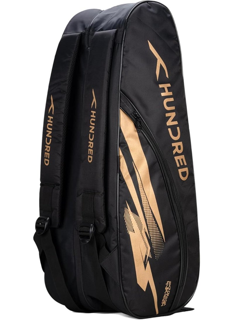 هندرد حقيبة أدوات تنس الريشة Cosmogear | كبيرة، بوليستر | سحاب مزدوج | حقيبة بجيب أمامي بسحاب | أحزمة ظهر مبطنة | مقبض سهل الحمل | رياضات المضارب - Image 1