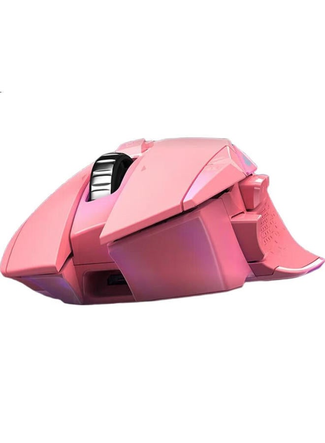 G (جي) ماوس الألعاب اللاسلكي G502 - ماوس الألعاب اللاسلكي والسلكي - ماوس مزدوج الوضع - تصميم مريح - وزن قابل للتعديل - إضاءة RGB - لون خوخي وردي - Image 2