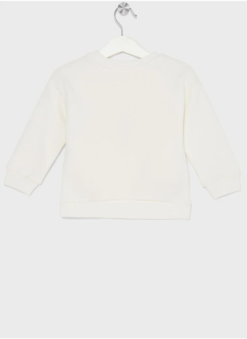 مانجو Infant Butterfly Print Sweatshirt