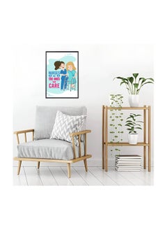 PRINTSHOP4ME Nurse Day Photo Frames-A4 Size Portrait White Frame Inspirational Designs Printed-Nursing Quotes Poster For Appreciation Gift And Thank You Gift-Nurse Gift Idea For Student Graduation  - Image 3