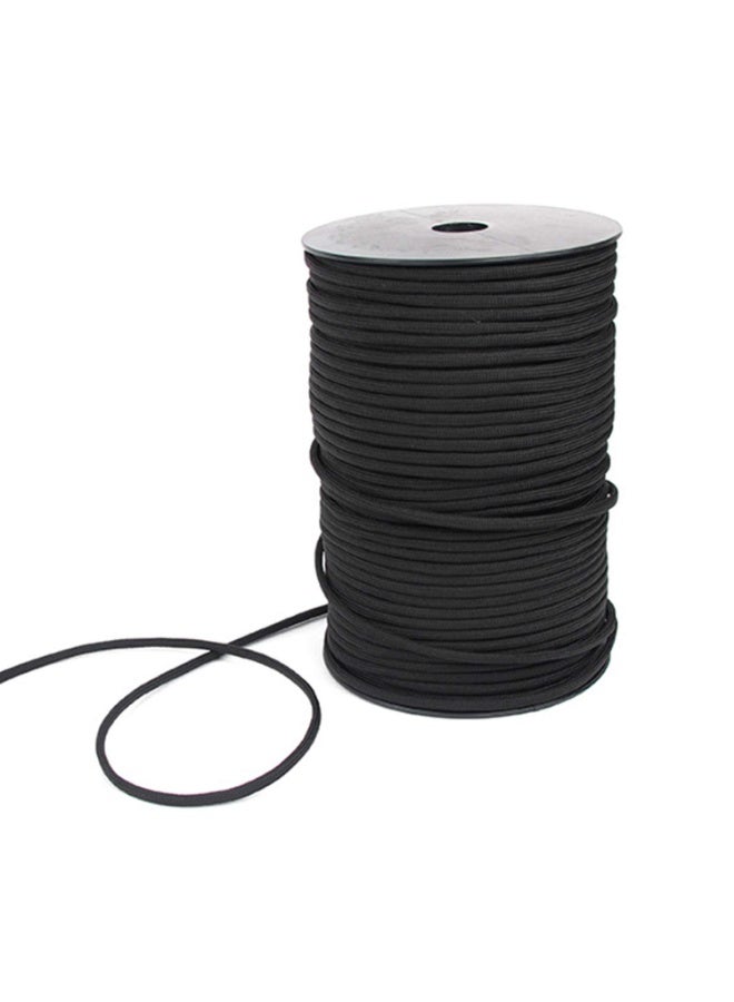 Lyaxm 100M Rope Strong Strength Nylon Paracord, Standard 550 Parachute Rope Braided Line For Tactical Crafting Survival General Use Black - Image 1