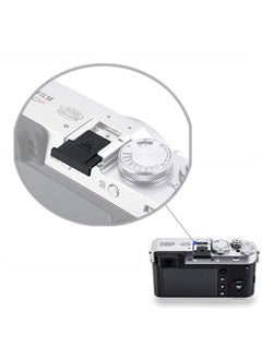JJC 2 PCS Camera Hot Shoe Cover Cap Protector for Fujifilm Fuji X-T5 X-T4 X-T3 X-T30 II X-T20 X-S10 X-PRO3 X-PRO2 X-E4 X-E3 X100V X100S X-T200 X-T100 X-A10 X-A5 X-H1 GFX100 GFX50S-Black  - Image 3