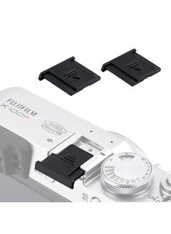 JJC 2 PCS Camera Hot Shoe Cover Cap Protector for Fujifilm Fuji X-T5 X-T4 X-T3 X-T30 II X-T20 X-S10 X-PRO3 X-PRO2 X-E4 X-E3 X100V X100S X-T200 X-T100 X-A10 X-A5 X-H1 GFX100 GFX50S-Black  - Image 1