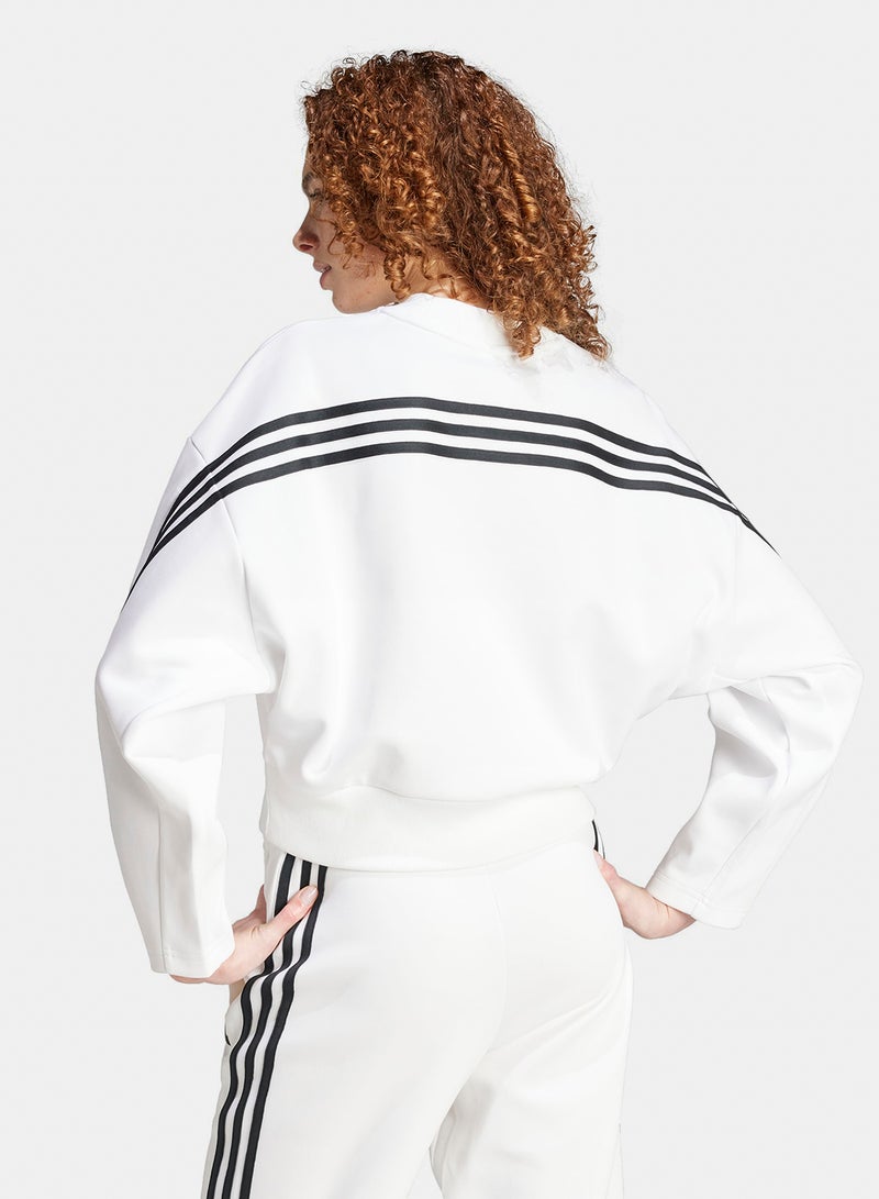 Adidas Future Icons Three Stripes Sweatshirt - Image 3