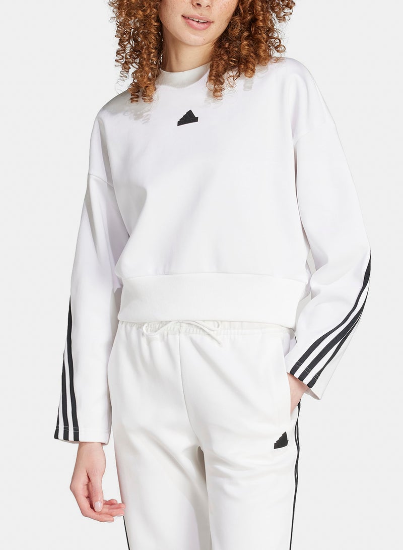 Adidas Future Icons Three Stripes Sweatshirt - Image 2