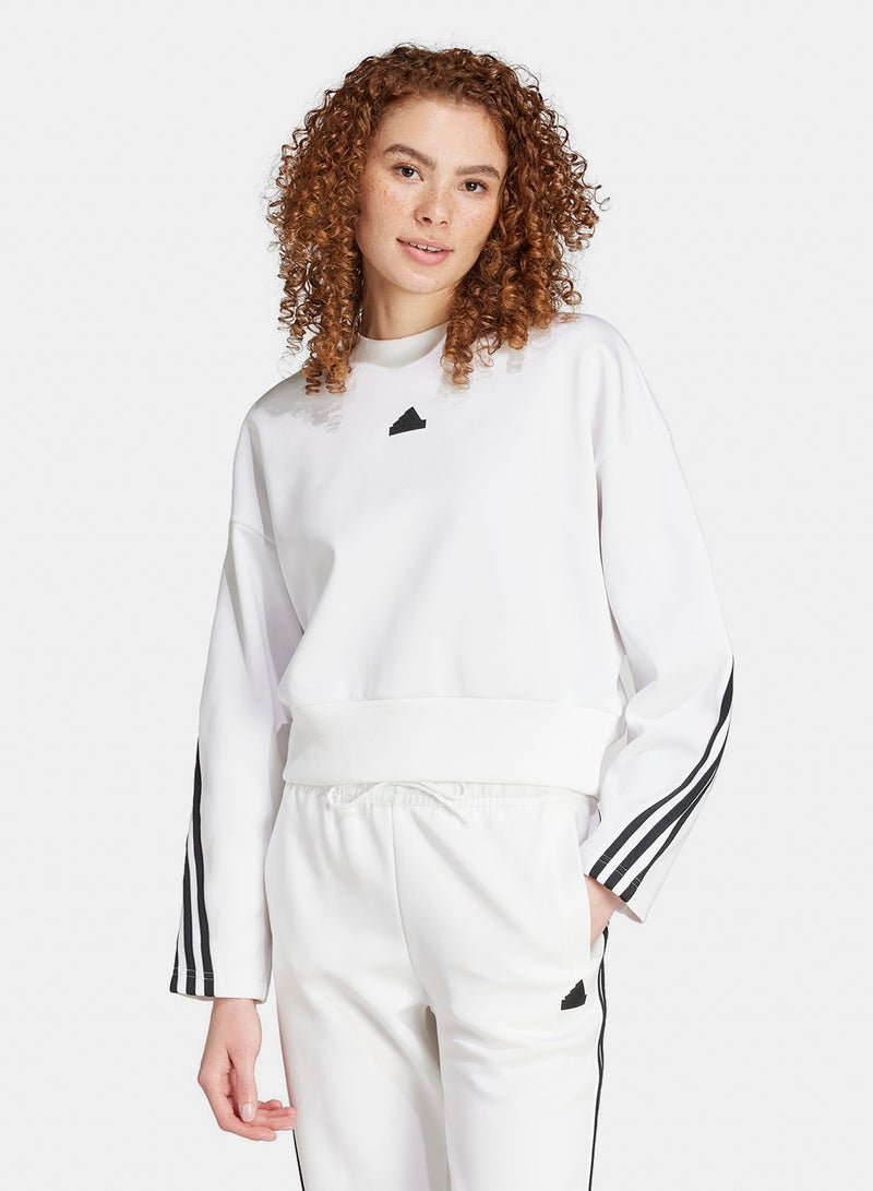 Adidas Future Icons Three Stripes Sweatshirt - Image 1