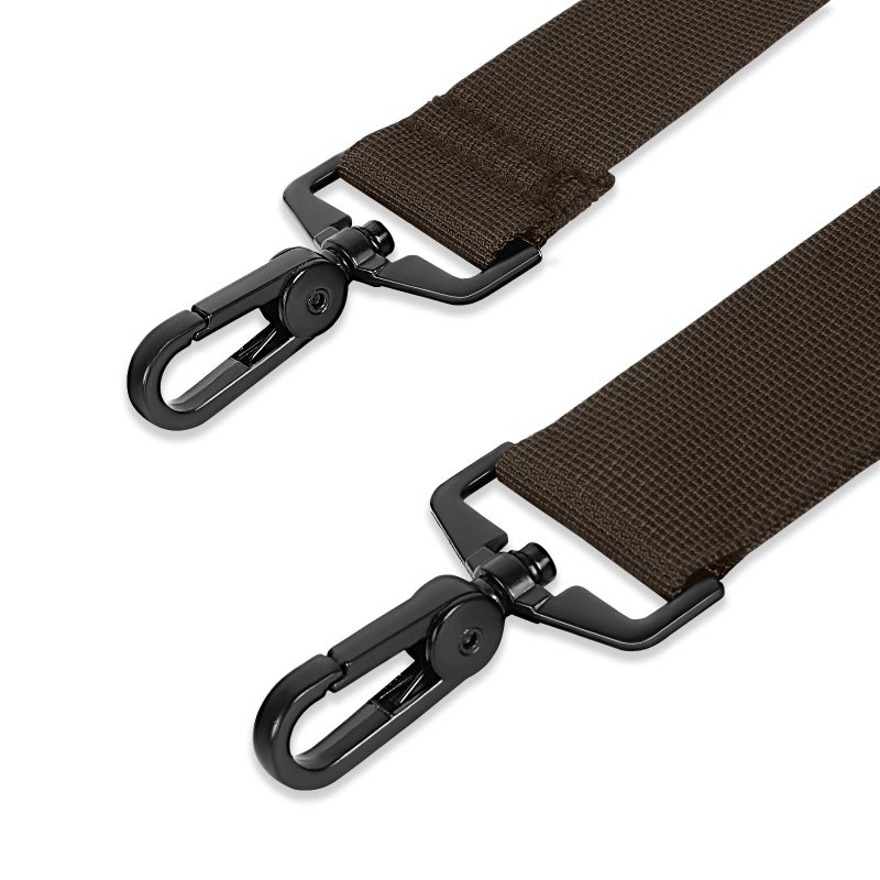 Taygeer Taygeer Replacement Bag Strap, Universal Adjustable Shoulder Strap Belt with Hook Breathable Non-Slip Pad, Fit Luggage Canvas Tool Satchel Makeup Handbag Duffle Bag Briefcase, Brown  - Image 4