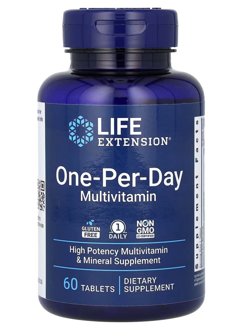 Life Extension One-Per-Day Multivitamin, 60 Tablets - Image 1