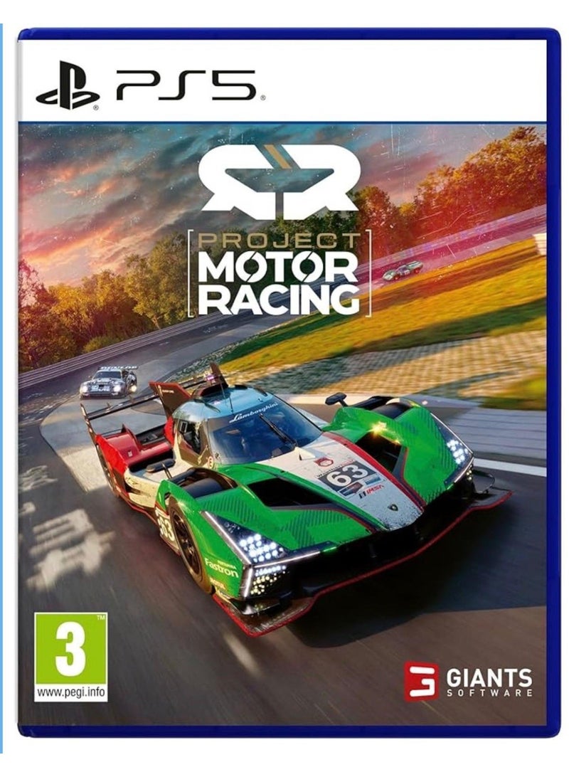 بلاي ستيشن Project Motor Racing للبلايستيشن 5 | محاكي سباقات على الحلبات بواقعية عالية | سيارات عالية الأداء وطقس ديناميكي | رسومات الجيل الجديد | النسخة الدولية | تصنيف PEGI 3 - Image 1