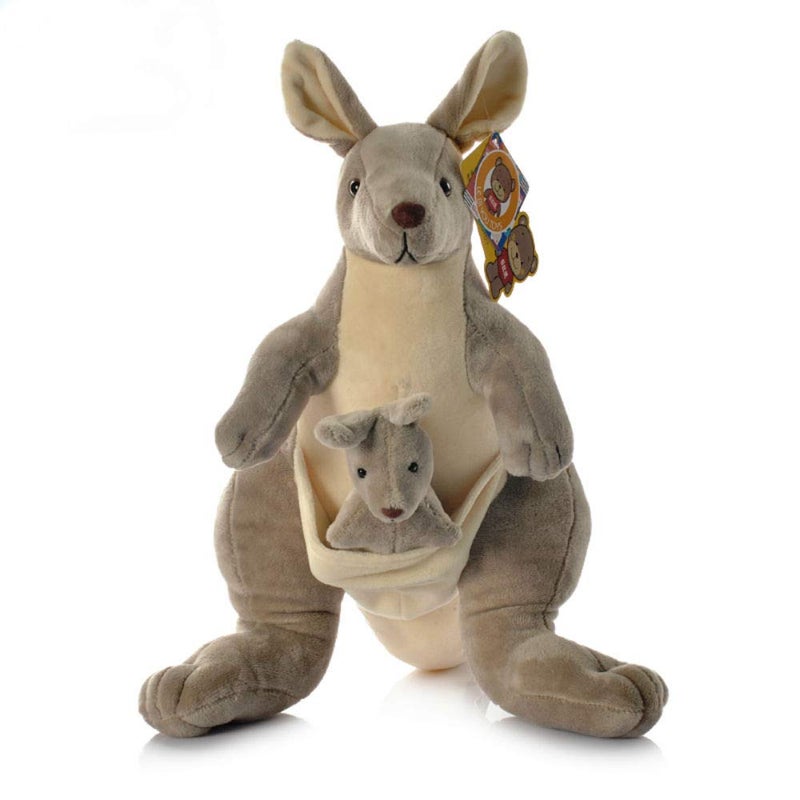 Cute rabbit 10 inch Kangaroo Plush Toy Stuffed Animal Toy Plush Animal Doll - Image 2