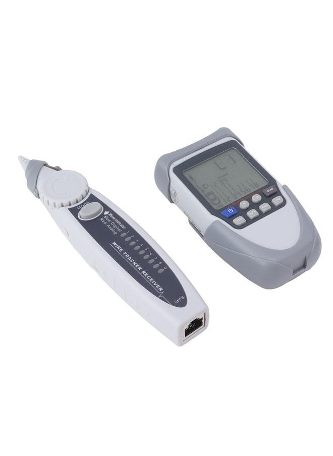 Thoraya Cable Tracer with Receiver Wire Tester Line Finder with LCD Display POE Battery Voltage Measurement for Telephone Internet  - Image 3