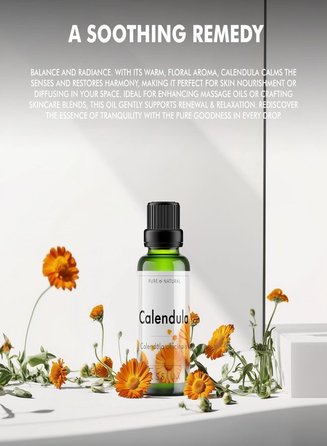 Esslux Calendula Essential Oil - 100% Pure Natural Calendula Oil for Skin Care & Aromatherapy | Soothing & Nourishing Oil for Diffuser, Massage & DIY Projects - Therapeutic Grade - 10 ML - Image 4