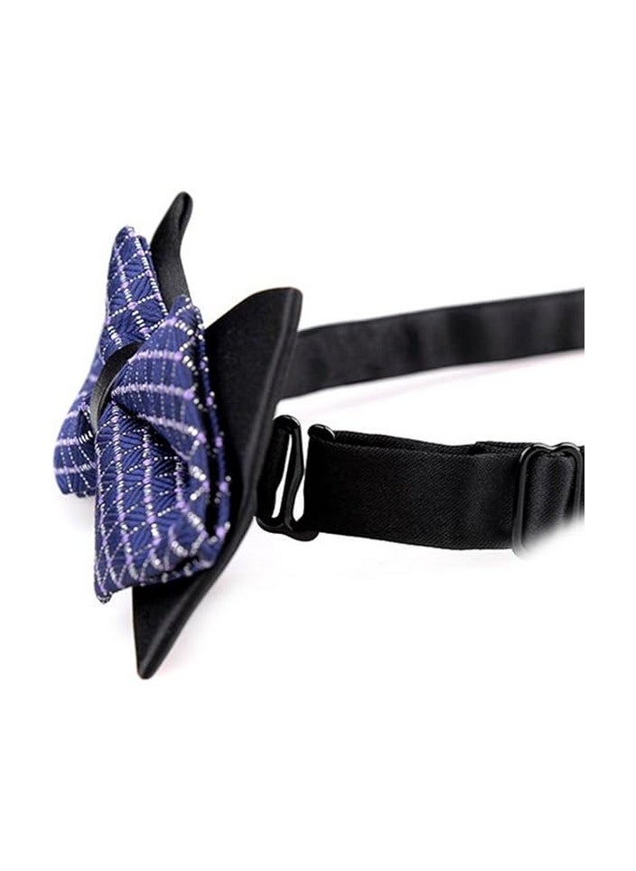 Generic - Pre-Tied Bow Tie Satin Solid Bowtie Adjustable Tuxedo Bowties for Men and Boys - Image 1