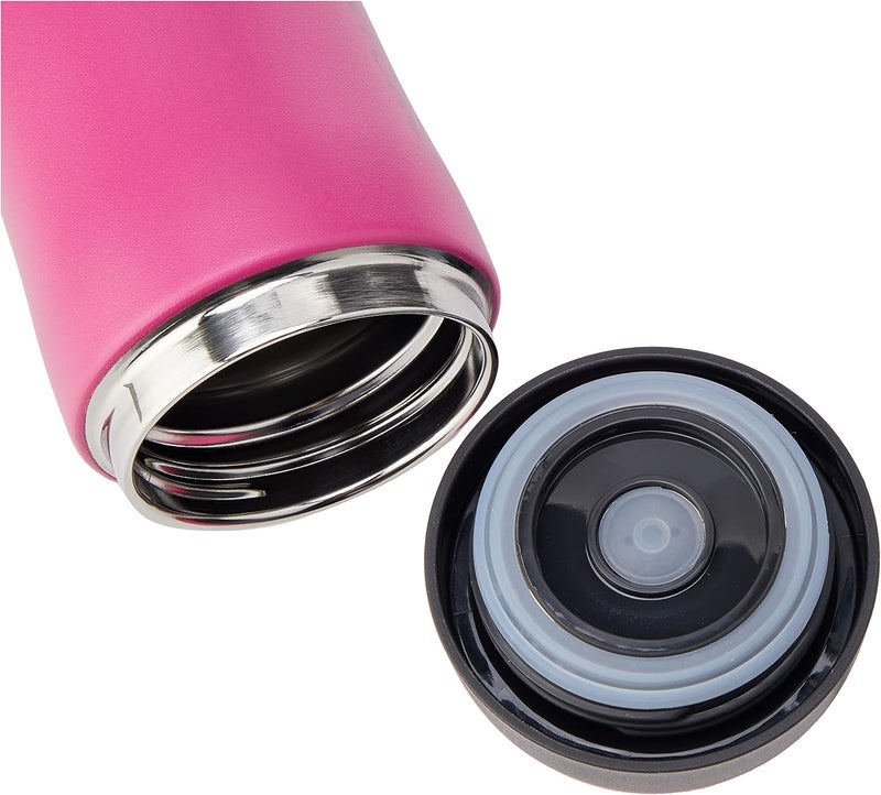 Lifeventure Thermal Mug - Matt Pink, 300ml, Leakproof & Vacuum Insulated - Image 4