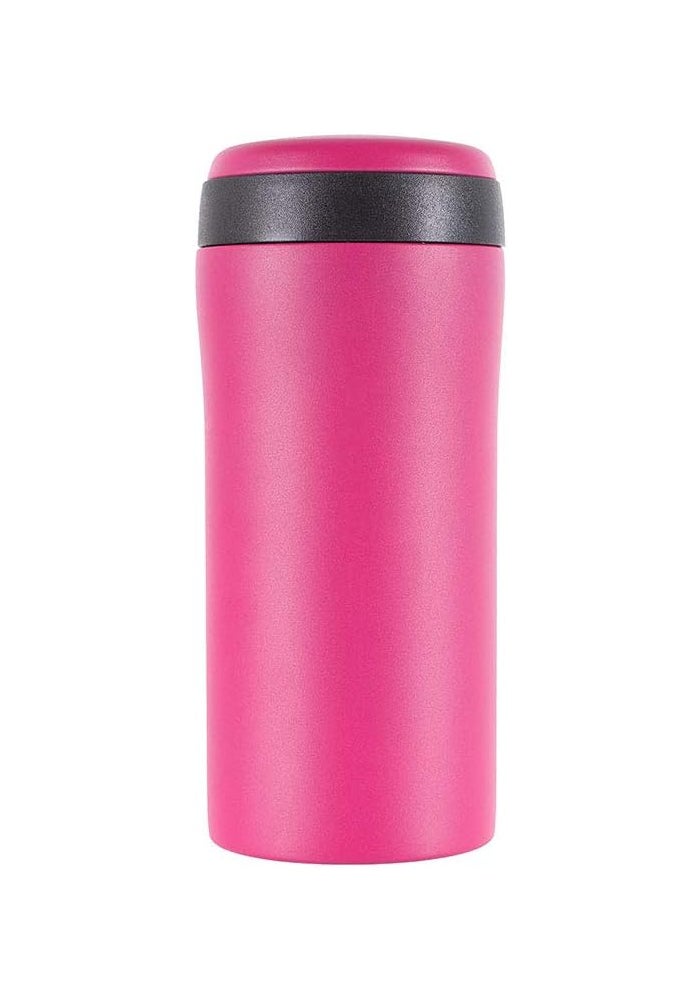 Lifeventure Thermal Mug - Matt Pink, 300ml, Leakproof & Vacuum Insulated - Image 2