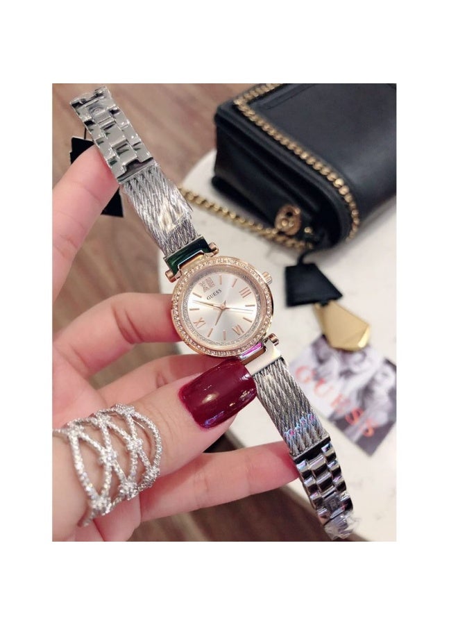 Guess Women’s Watch – Model W1009L4 | Elegant Silver Mini Soho Design - Image 5