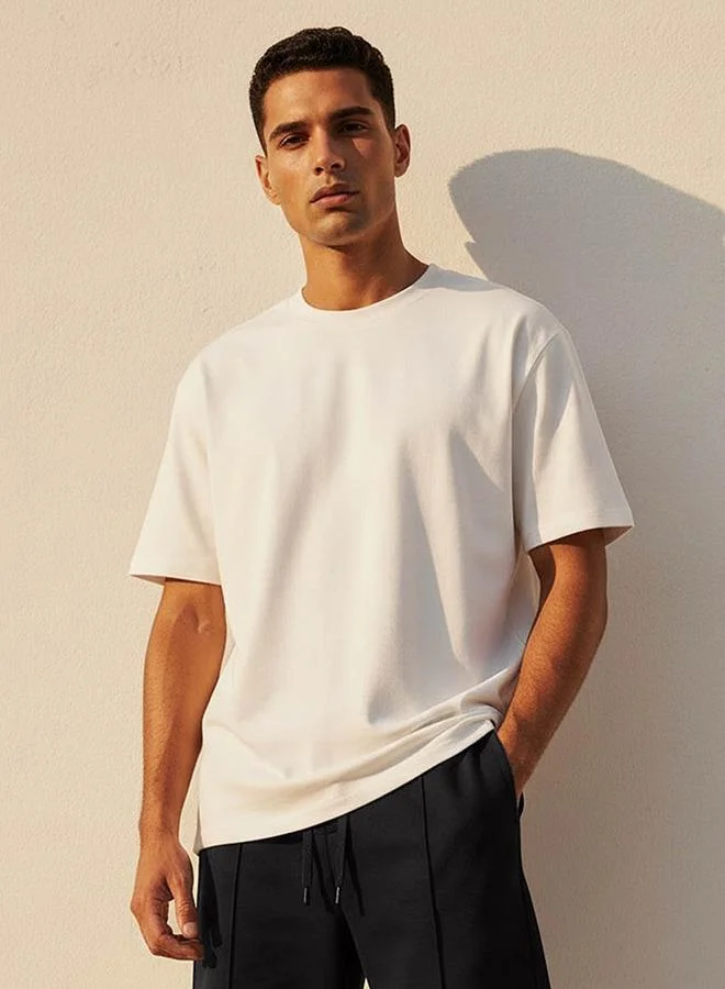 Splash FAV Basics Relaxed Fit Crew Neck Short Sleeves T-shirt