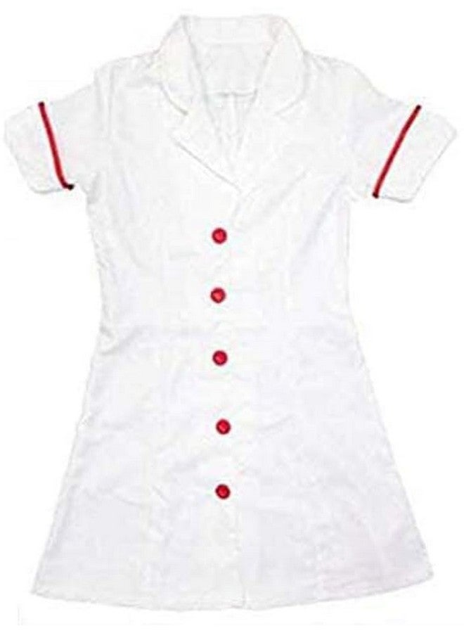Cotton_Blend Fancy Dress Kids Hospital Play Costume (Lab Coat, Stethoscope, Syringes & Mask), White  - Image 3