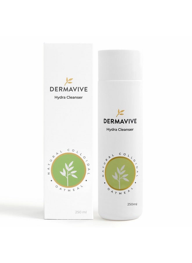 Dermavive Hydra Cleanser - Non-Irritating Facial And Skin Cleanser, | Ph Balanced , Softens And Hydrates Sensitive Skin, 250Ml  - Image 1