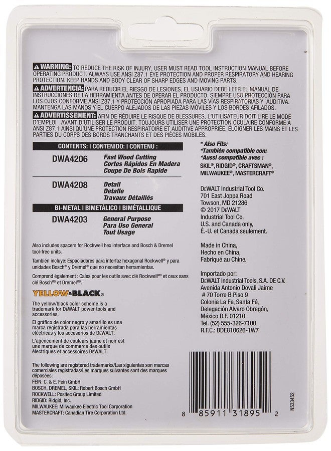 DEWALT Dwa4215 Oscillating, 3-Piece - Image 3