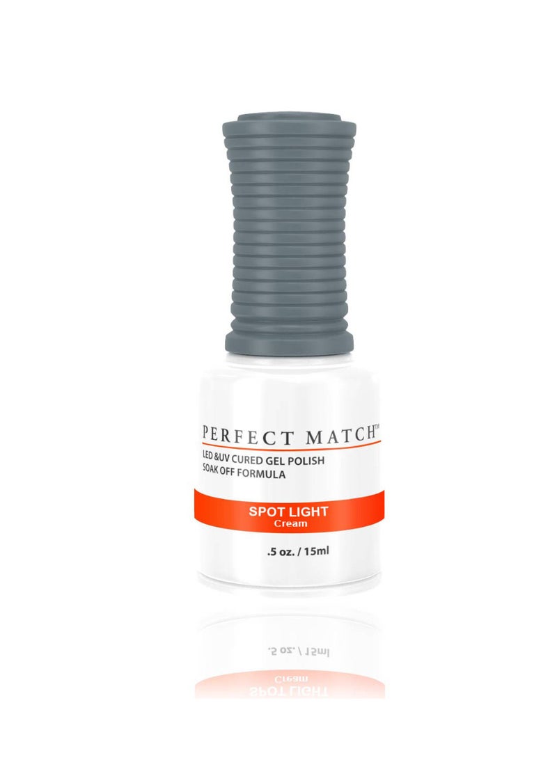 Lechat Perfect Match Gel Nail Polish 15ml Soak Off Long Lasting High Shine UV LED Gel Non Toxic Easy Application Wide Color Range for Manicure and Pedicure Spot Light PMS46 - Image 1