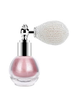 KYDA KYDA Highlighter Powder Spray, Glitter High Gloss Spray Shimmer Sparkle Powder, for Face Body Cosmetic-Soft Pink  - Image 1