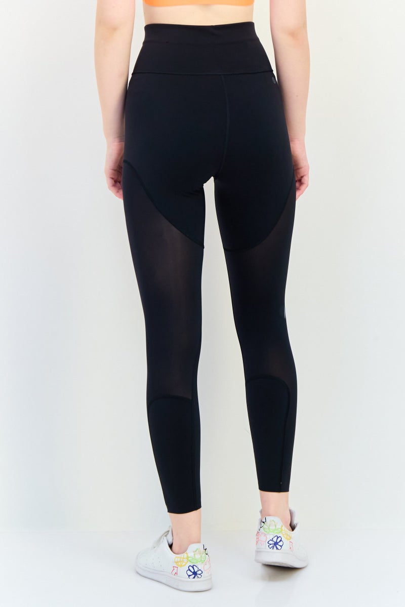 Adidas Women Tight Fit Brand Logo Training Leggings, Black - Image 4
