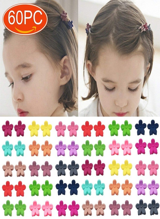 Magrido 60-piece Mini Flower Hair Claw Clips - Multipurpose Hair Accessories for Creating Updos, Bangs, and Other Hairstyles - Ideal for Women, Girls, and Children - Image 2