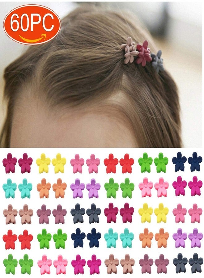 Magrido 60-piece Mini Flower Hair Claw Clips - Multipurpose Hair Accessories for Creating Updos, Bangs, and Other Hairstyles - Ideal for Women, Girls, and Children - Image 4