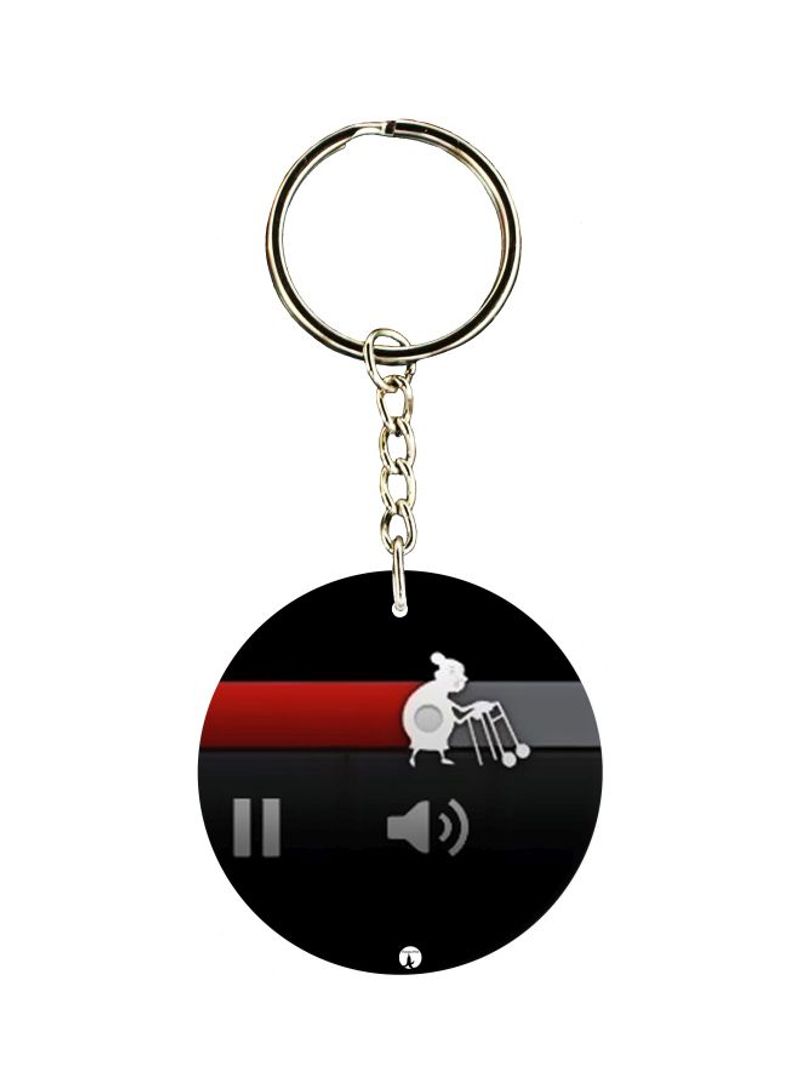 RKN Double Side Printed Keychain