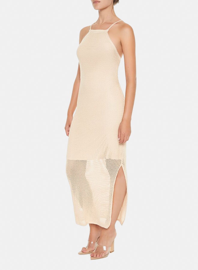 FOREVER 21 Crochet Halter Maxi Dress - Image 2