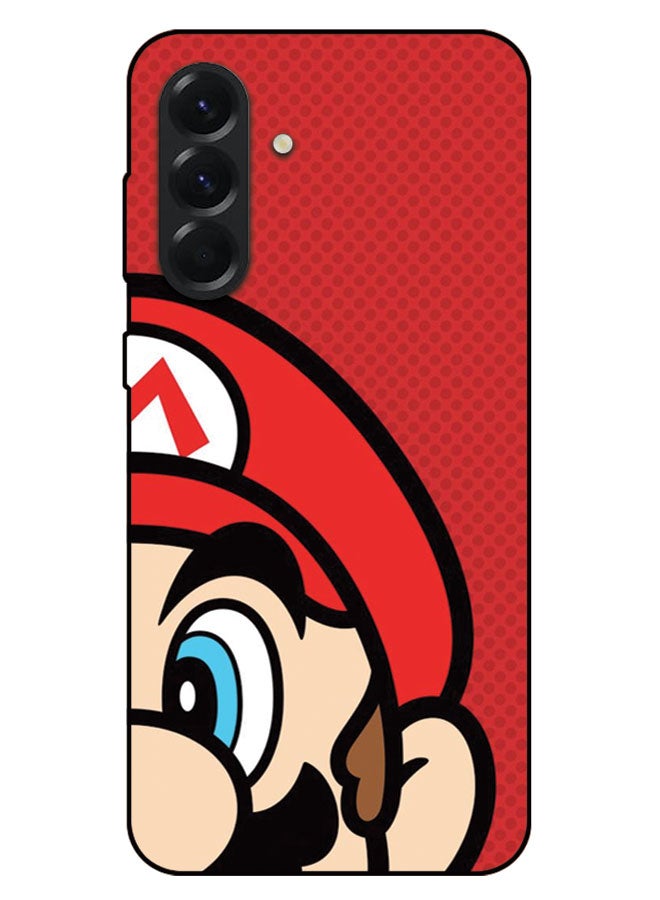 EYE CATCH Printed Protective Case Cover For Samsung Galaxy A36-  Maroon Texture - Image 1