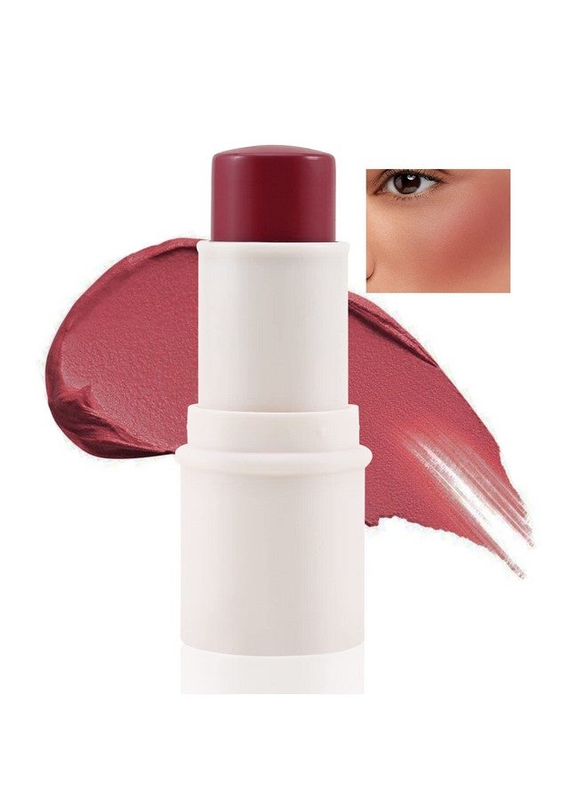 Boobeen Cream Blush Stick, Multi Face Blush For Cheek, Lip And Eye, Pigmented Matte Finish For Natural Flush Color, Buildable And Lightweight - Image 1