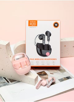 Generic Bluetooth Headset True Wireless Sports Noise Cancelling Pink for iPhone, Android  - Image 2
