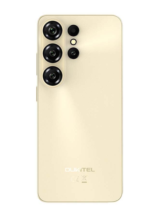 أوكيتل جوال C26 ثنائي الشريحة سعة 128 جيجابايت رام 4+12 جيجابايت لون ذهبي يدعم تقنية 4G LTE - إصدار الشرق الأوسط - Image 3