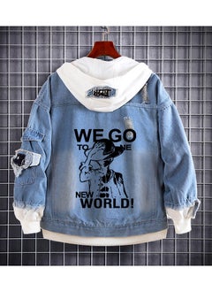 KUYING New One Piece Casual Loose Denim Jacket  - Image 1
