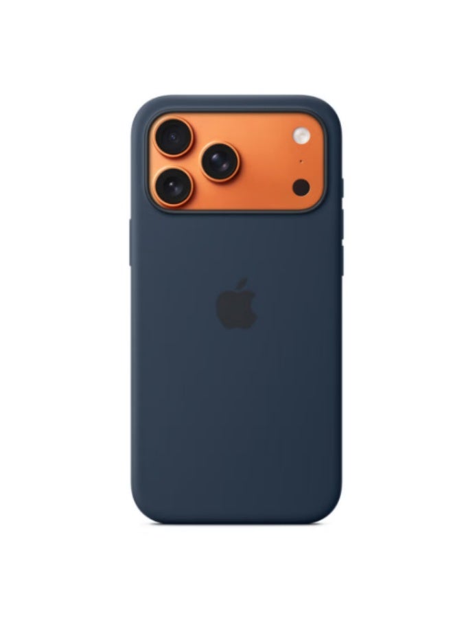 iPhone 17 Pro Max Silicone Case with MagSafe – Midnight - Image 3