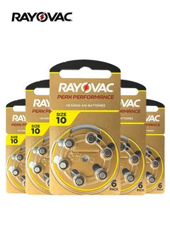30-Piece Original Imported Hearing Aid Batteries, Size 10 Button Battery