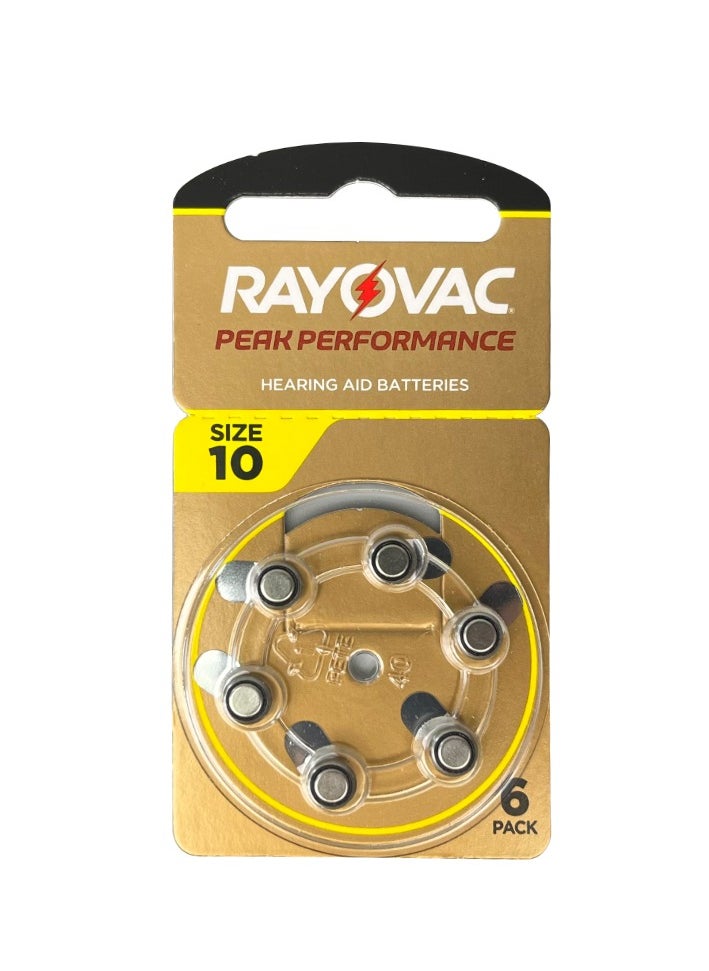 Rayovac - 30-Piece Original Imported Hearing Aid Batteries, Size 10 Button Battery - Image 1