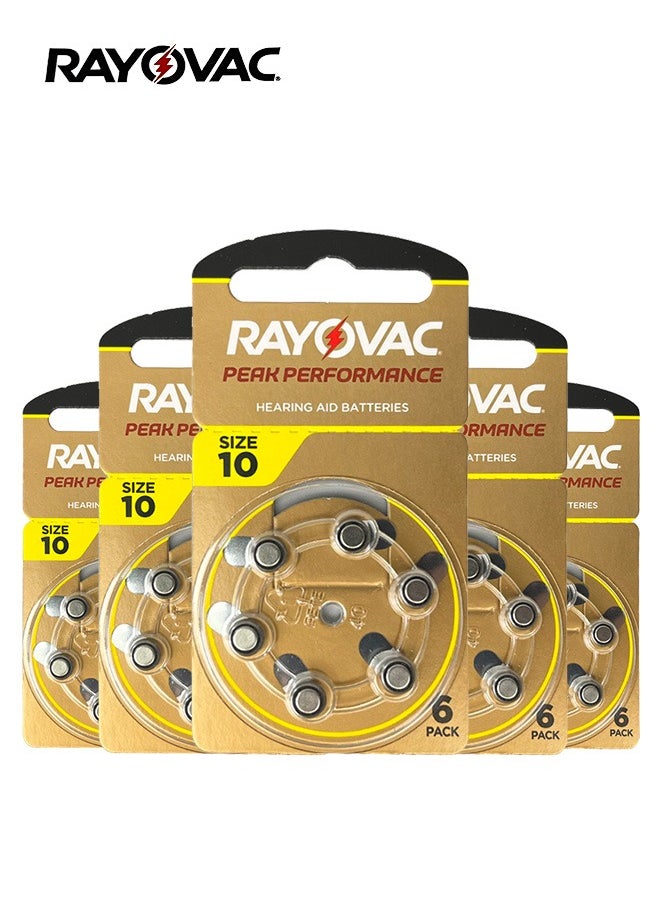 Rayovac - 30-Piece Original Imported Hearing Aid Batteries, Size 10 Button Battery - Image 1