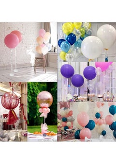 Generic Balloon Stand Kit, Table Balloon Holders Base Support Holder Balloon Stick Floor Stand Table Reusable Balloon Holder Fastener for Decorations 12 Sets  - Image 4