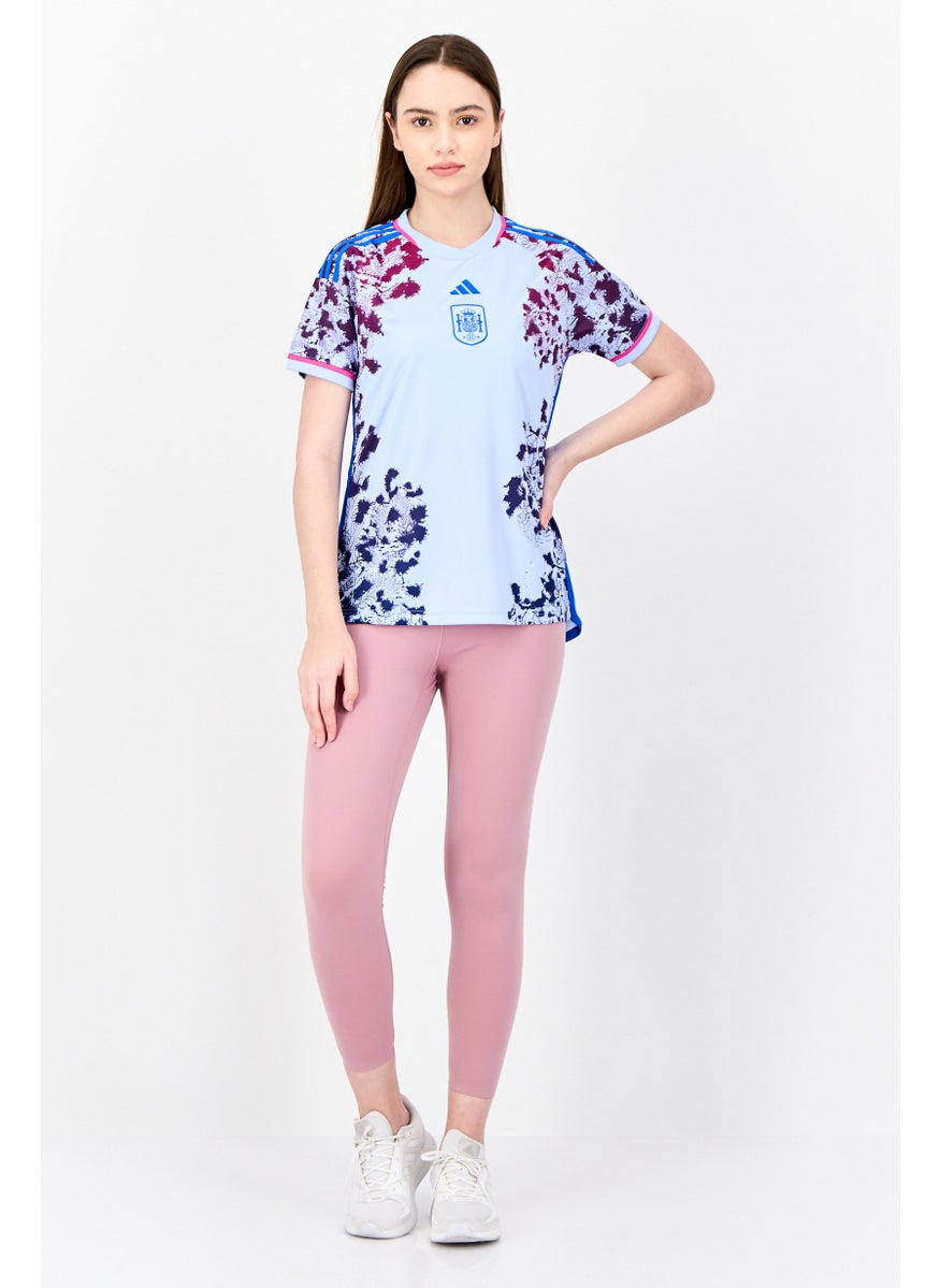 Adidas Women Sportswear Fit Spain Football Team 23 Away Jersey, Multicolor  - Image 2