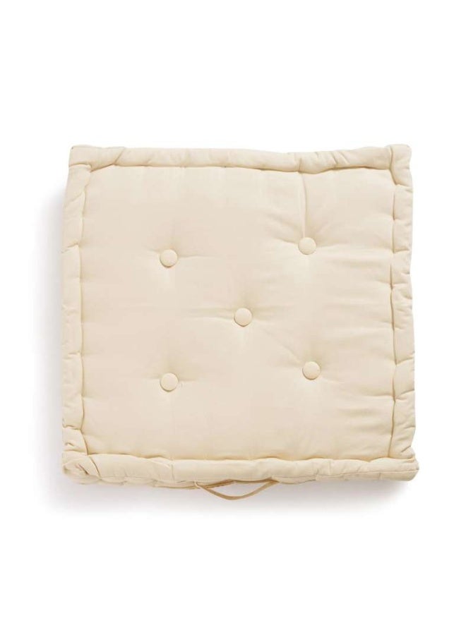 Pan Home Brilliant Basic Floor Cushion 50x50x10cm-Fog - Image 3